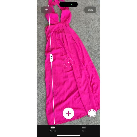 JILL STUART Deep V Gown in Gossip pink, Sz 2, $328 B26 - Picture 8 of 9